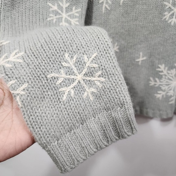 Newton Trading Co. Womens M Heavy 100% Shetland Wood Crewneck Sweater Muted Mint - Picture 5 of 10